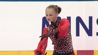 Lizaveta MALINOUSKAYA BLR - Ladies Short Program MINSK 2017