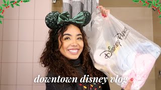 Downtown Disney Vlog + Haul 🎄✨vlogmas day 22