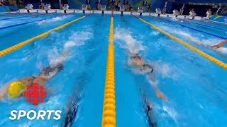 Canada's Bronze Medal Race in Women's Swimming 4x200M Freestyle Final | Rio 2016 | CBC Sports