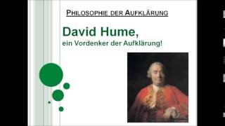 David Hume, ein Vordenker der Aufklärung!