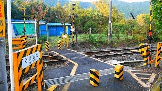 身延線【№119】月代踏切・通過・走行映像（沼久保駅⇔芝川駅）静岡県富士宮羽鮒