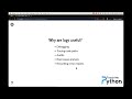 Python Logging - Lesson 01 - Intro to Logging