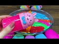 mixing random into glossy slime relaxing satisfying slime video 94