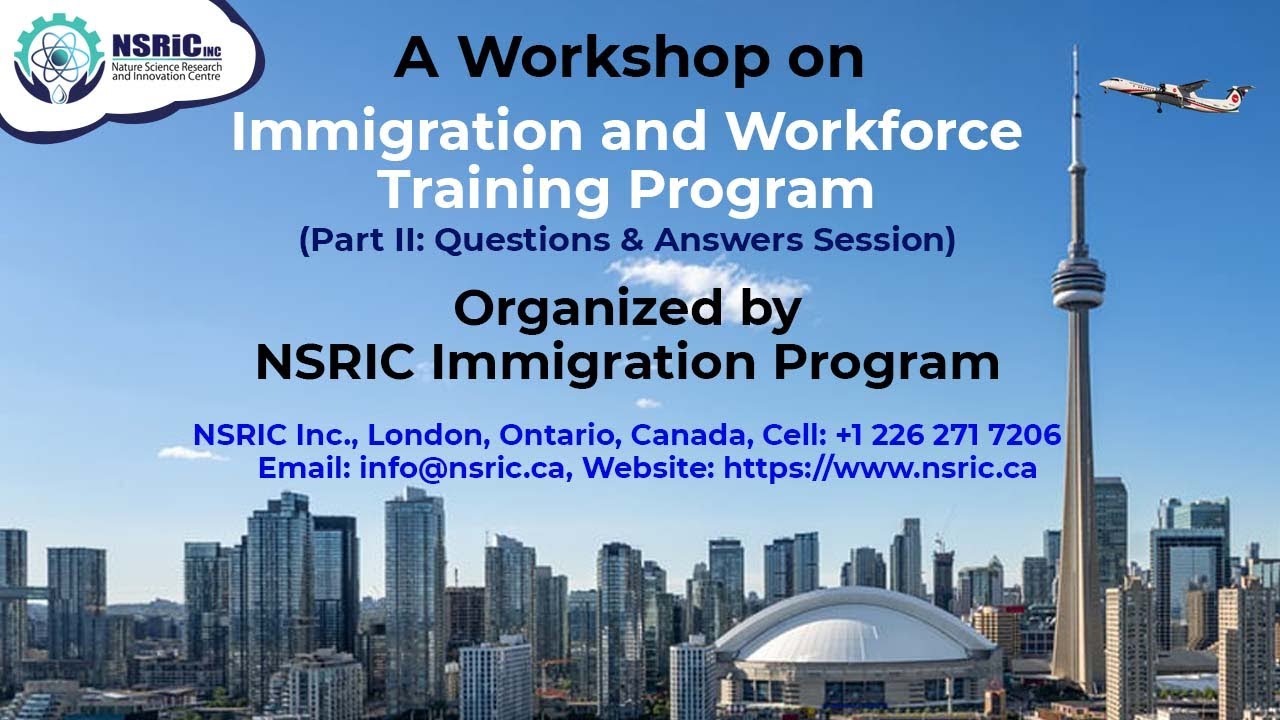 A Workshop On Immigration And Workforce Training Program (Part II ...