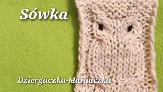 48. 🦉 Sowa 🦉ozdobi czapki, rękawiczki, sweterki ❤️👍❤️