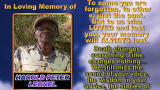 Harold Peter Leonel memorial