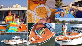 Goa🏖️ में हमने private yacht 🚤book किया और video shoot करवाया यहा का view 🤭मेरा आज का look