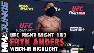 Eryk Anders misses weight for UFC Fight Night 182 bout