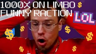 FUNNY REACTION HITTING 1000X ON LIMBO | INSANE LUCK | MEGA WIN | LOL LOL LOL