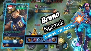 beginilah kalo bruno mulai kesal(mobile legends)