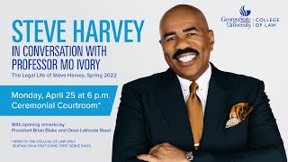 Steve Harvey in conversation with Professor Mo Ivory