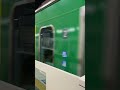 真緑の東急 5000系青ガエルラッピング車発車 私鉄 電車 train 鉄道 東急 東急東横線 東急5050系 shorts short