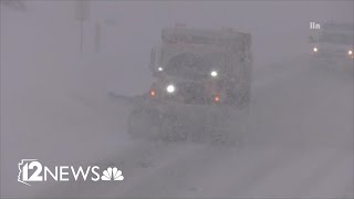 The snow keeps coming down in Flagstaff