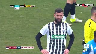 MOZZART BET SUPERLIGA SRBIJE (25. kolo): Partizan - OFK Beograd 4:1 / 15.02.2025.