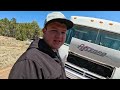 Huge RV Stuck In Mud For WEEKS!! Our Broken Down Ford Towtruck Saves The Day!