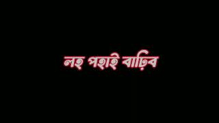 বাউলী কলিজাৰে।। Assamese song lyrics status 🖤🖤