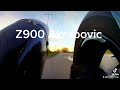 kawasaki z900 full akrapovic exhaust with db killer removal