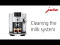 JURA E8 - Cleaning the milk system