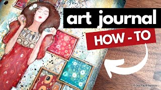 art journal | Klimt themed