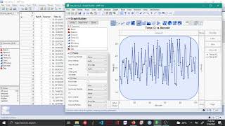 Run chart/line plot using graph builder - JMP