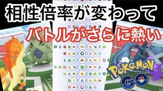 タイプ相性の重要度アップ！【ポケモンGO】