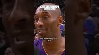 Kobe on Damian Lillard's Game 🙌 #shorts