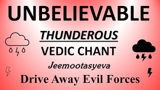 UNBELIEVABLE Thunderous Vedic Chant | Jeemutasyeva | Yajur Veda | Ghana Patha | Sri K Suresh