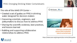 PFAS and Drinking Water: Health Impacts & Federal Policies for National Governors Association