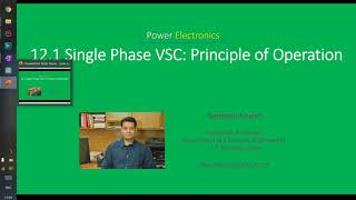 12.1 Single Phase VSC: Principle of Operation