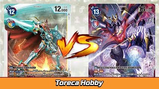 [ DCG ] 08FEB25 Tamer Battle Dukemon X デュークモンX VS Red Purple Imperialdramon 赤紫インペリアルドラモン