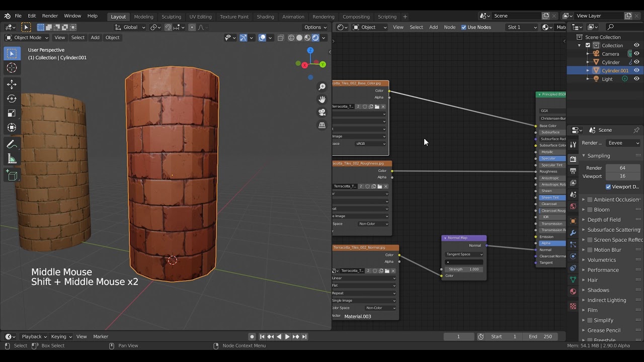 How To Apply Texture On 3D Model | Blender - YouTube