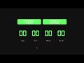 Creating a countdown timer with html,css and jquery