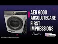 AEG 9000 ABSOLUTECARE® 10KG WASHING MACHINE  First Impressions & Wash