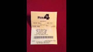 Winning pick 4 Box NJ New Jersey Lottery Paulsboro Royal Ma