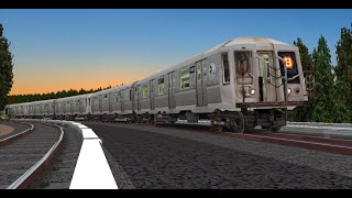 OpenBVE RP Run: R32 Phase 2 B Train to Coney Island via West End Exp