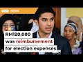 RM120,000 was reimbursement for election expenses, says Syed Saddiq