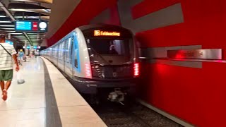 🚇 MVG C2 departing MOOSFELD (Munich U-Bahn)