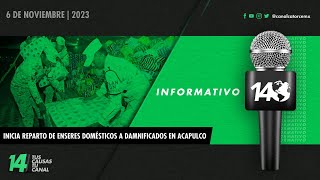 Informativo14: Inicia reparto de enseres domésticos a damnificados en Acapulco