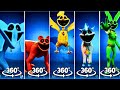 360º VR Big Monsters Smiling Critters Poppy Playtime Chapter 3 Characters FNAF AR Workshop Animation