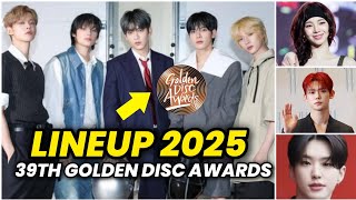 39th GOLDEN DISC AWARDS 2025 LINEUP