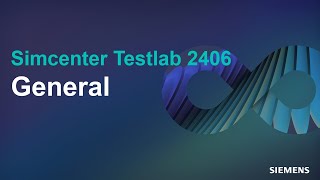 Simcenter Testlab 2406 General