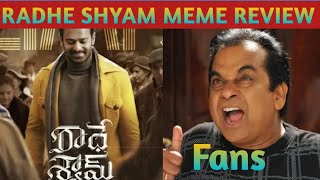Radhe Shyam Meme review | #prabhas | #radheshyam