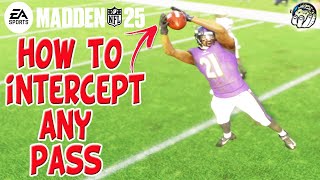 How To Intercept Any Pass In Madden 25 | Madden 25 Gameplay Tutorial