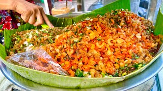 Cô hoa khôi bán thau xôi bát bửu dẻo thơm ngon, đặc biệt nhiều tóp mỡ tôm khô