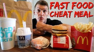 FAST FOOD CHEAT MEAL | Day of Eating & Training