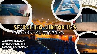 Searching Auditorium For Joti Anandam's Annual Program | Tour Of Ajitesh Manch & Utsav Manch #vlog91