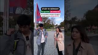 No IELTS study in Germany| Masters in Germany #shorts  #germany #viral