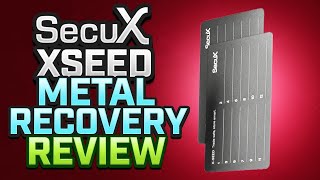 SecuX XSEED Metal Recovery Seed Backup Unboxing/Review (2023)