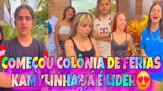 COMEÇOU A COLÔNIA DE FÉRIAS DO HYTALO 😱 KAMYLINHA É A PRIMEIRA LÍDER DO GRUPO 😍😍