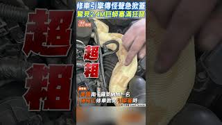 修車引擎傳怪聲急掀蓋 驚見2.4M巨蟒塞滿狂竄｜TVBS新聞@TVBSNEWS01